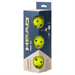Bóng Pickleball Head Pro 40 Outdoor (Hộp 3 Quả)
